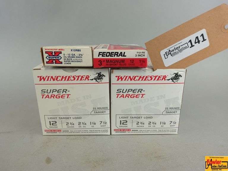 Winchester and Federal Shotgun Ammunition - Mixed Lot image