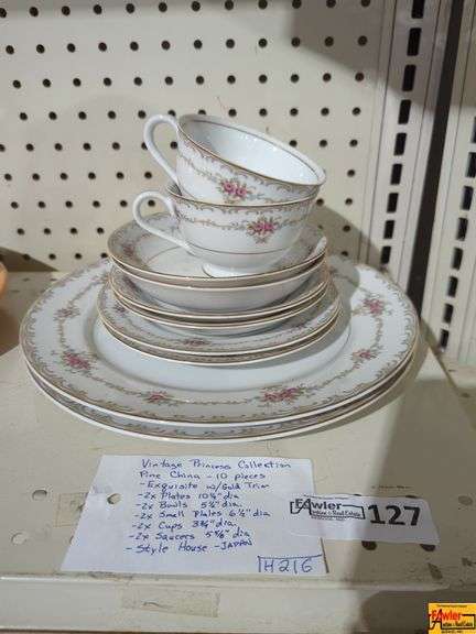 Vintage Princess Collection Fine China-10 Pieces (H216) image