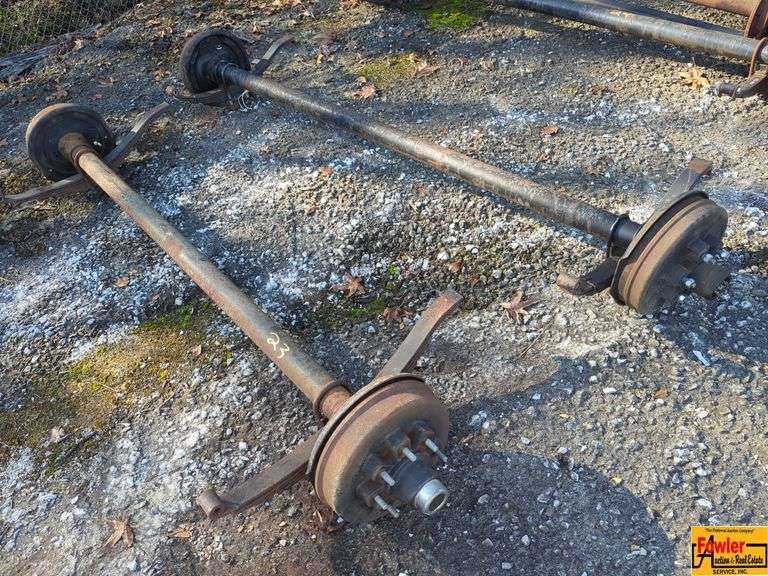 (2) Trailer Axles image