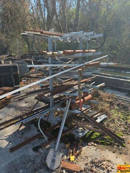 Metal Storage Rack on Wheels (contents are not included) image