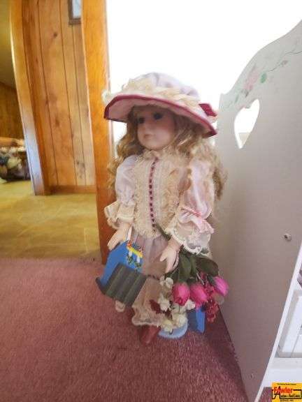 Porcelain Doll on Stand image