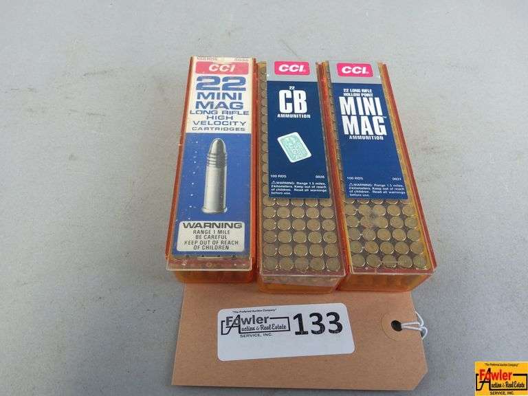 CCI .22 LR Ammunition Lot: Mini Mag, CB Caps, High Velocity image
