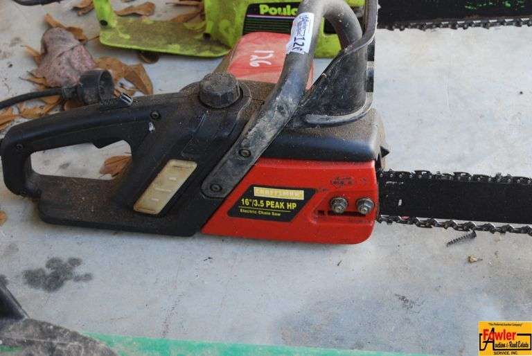 Craftsman Electric Chainsaw image