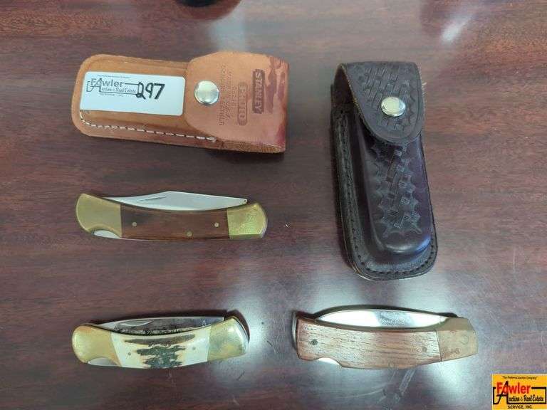 (3) Knives (2 have sheaths) image