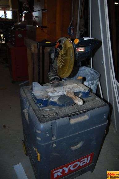Ryobi Power Miter Saw and Cabinet image