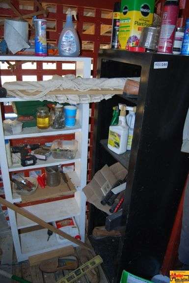 Shelving Unit and Contents image