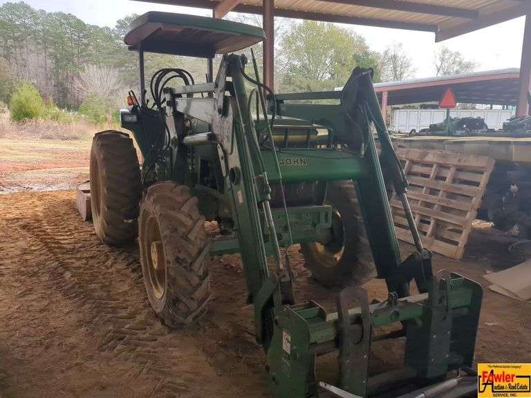 John Deere 6200 With John Deere 64 Loader; 3,275 hrs; SN L0620000M150302 image