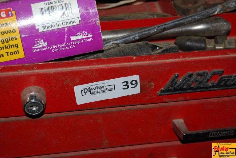 Mac Tools Rolling Tool Chest with Tools and Supplies image