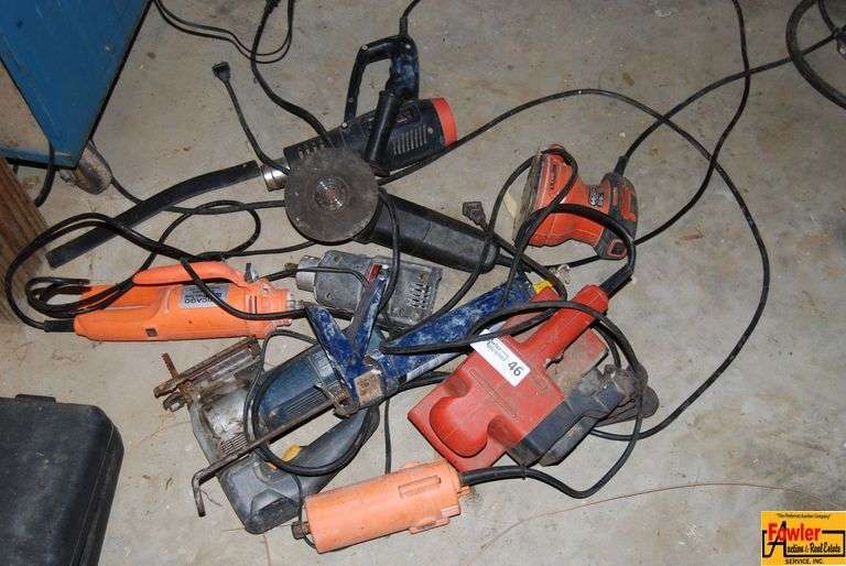 Assorted Power Tools - Heat Gun, Grinder, and More image