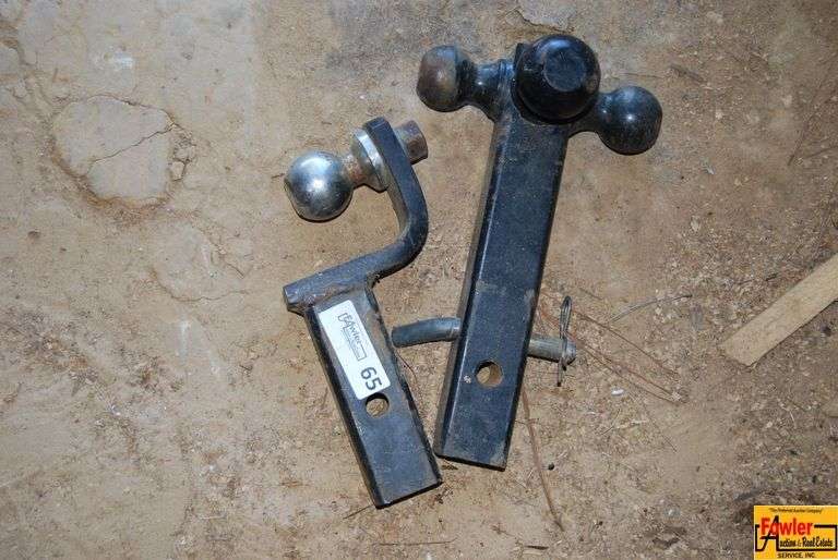 Two Trailer Hitch Ball Mounts image