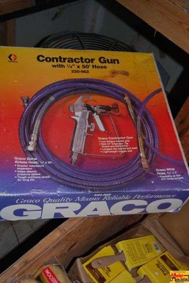 Graco Paint Sprayer Gun, Hose, Purdy Brushes, Wooster Rollers & More image