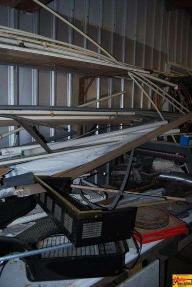 Assorted Garage/Workshop Lot - Insulation, PVC Pipe, Caster Wheels, and More image