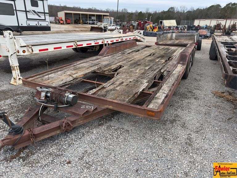 Equipment Trailer With Winch; Bill Of Sale Only.  Does not have title.