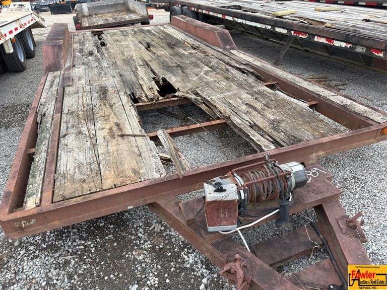 Equipment Trailer With Winch; Bill Of Sale Only.  Does not have title.