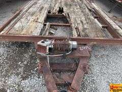 Equipment Trailer With Winch; Bill Of Sale Only.  Does not have title.
