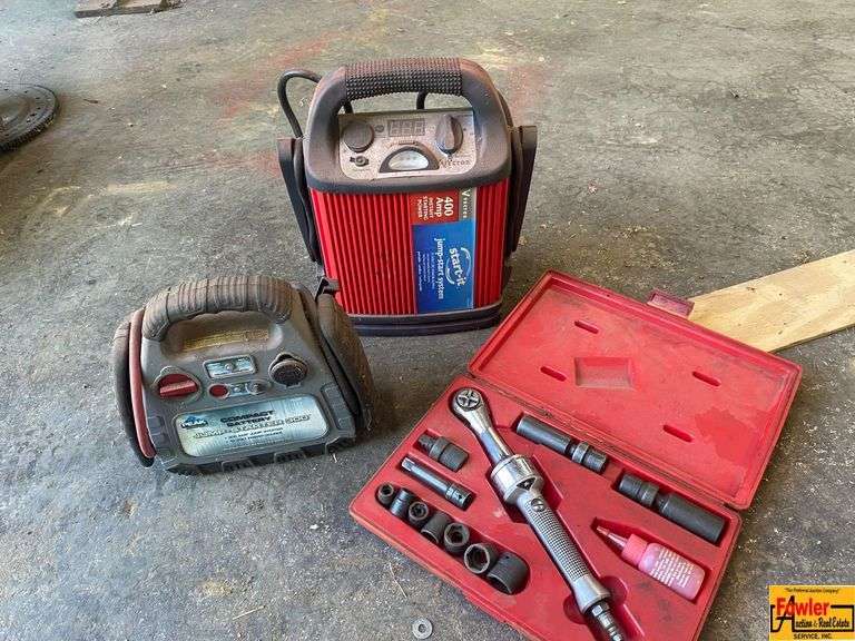 Jump Starters (Vector & Peak) & Snap-on Ratchet Set