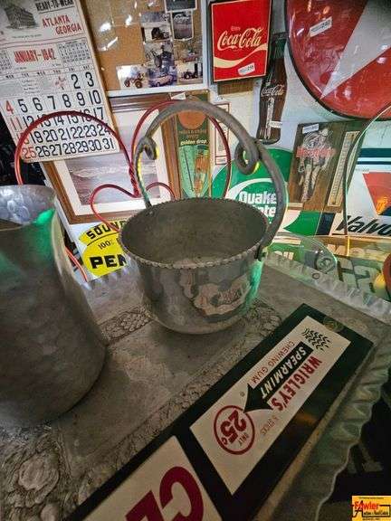 Coca-Cola, Wrigley's, and other Assorted Advertising Signs and Collectibles
