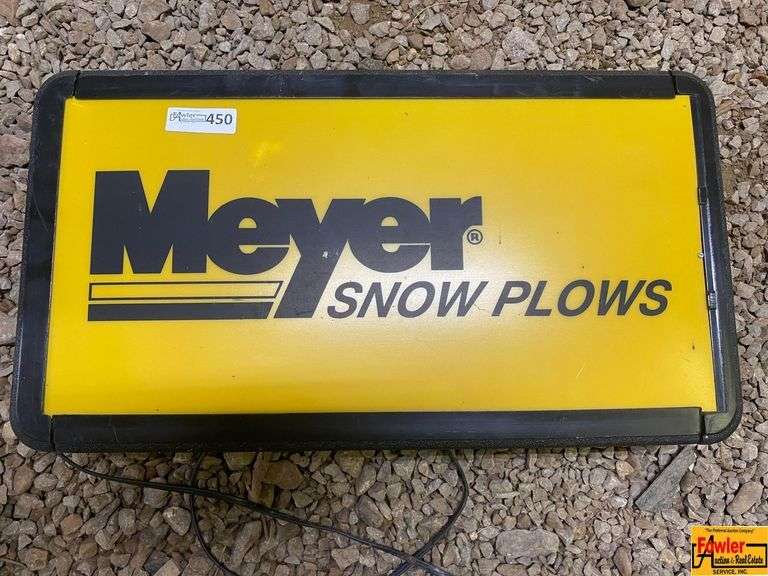 Meyer Snow Plows Advertising Sign