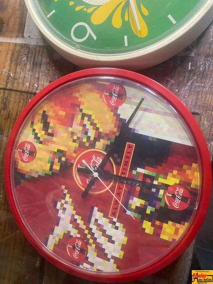 Sun Drop and Coca-Cola Advertising Clocks