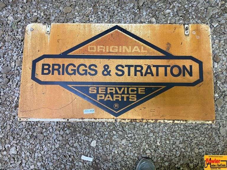Briggs & Stratton Service Parts Metal Sign