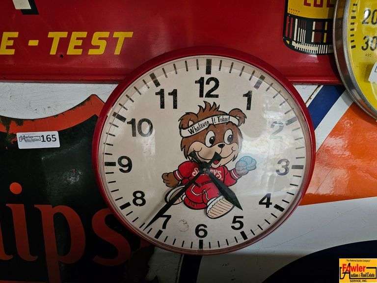 Group of Advertising Clocks