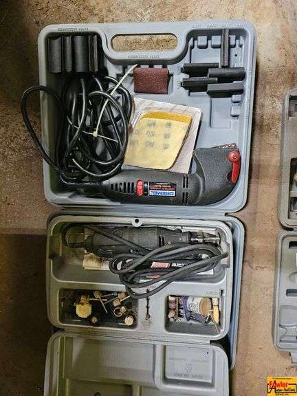 Two Dremel Rotary Tool Kits with Accessories