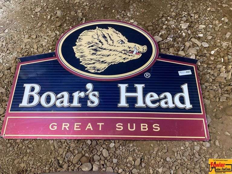 Boar's Head Great Subs Advertising Sign
