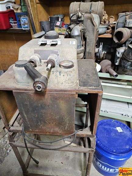 Vintage Wisconsin Engine Spark Plug Tester and Wisconsin Engine