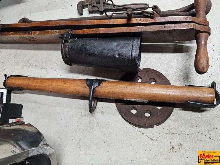 Collection of Farm Tools and Implements
