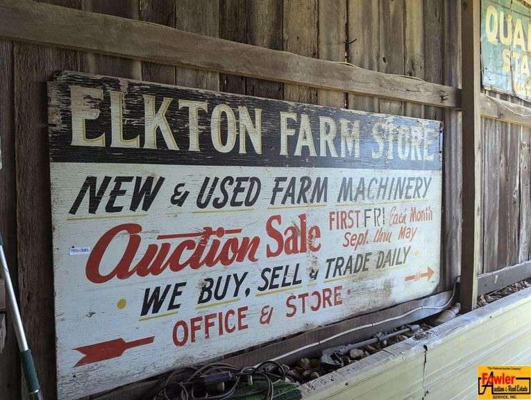 Elkton Farm Store Advertising Sign