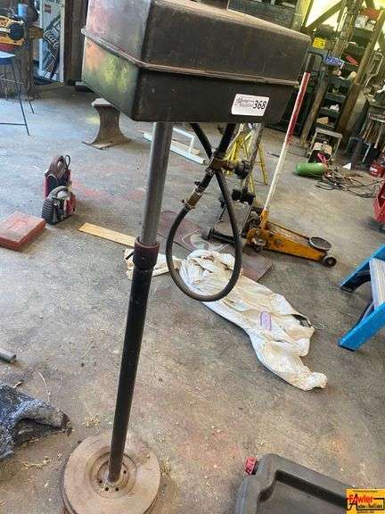 Shop Oil Drain System with Catch Can