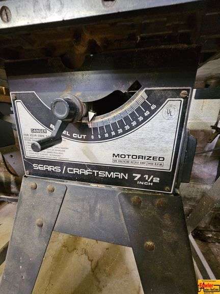 Sears Craftsman 7 1/2" Table Saw