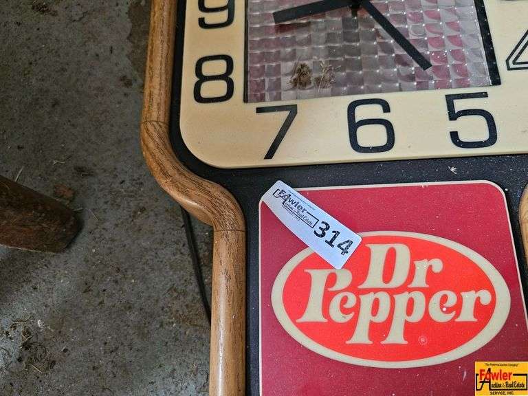 Dr. Pepper & Pepsi Advertising Wall Clocks (2)
