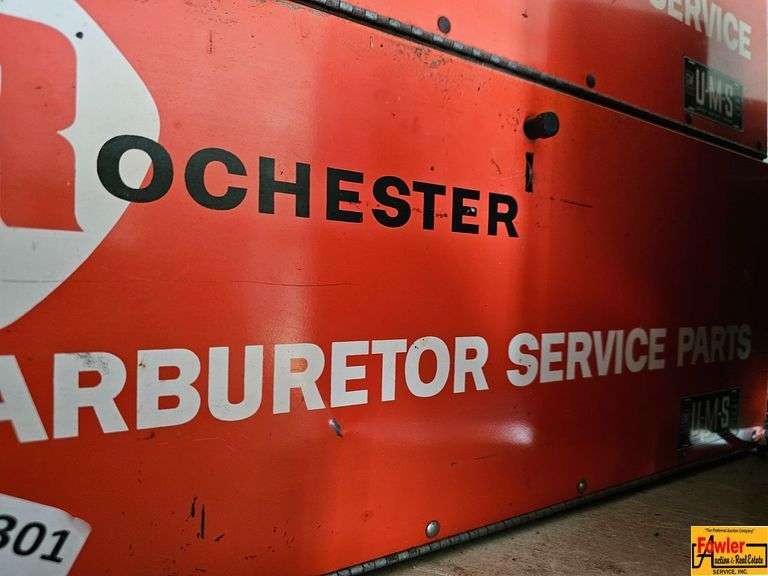Rochester Carburetor Service Parts Cabinet