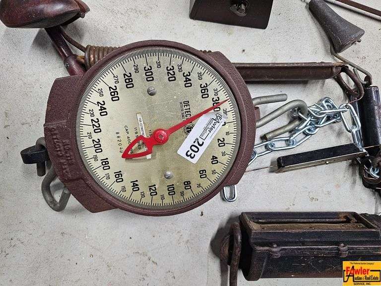 Selection of Hanging Scales and Weights