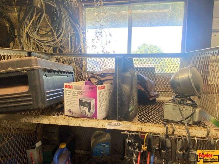 Rolling Shop Cart with Tools and Supplies