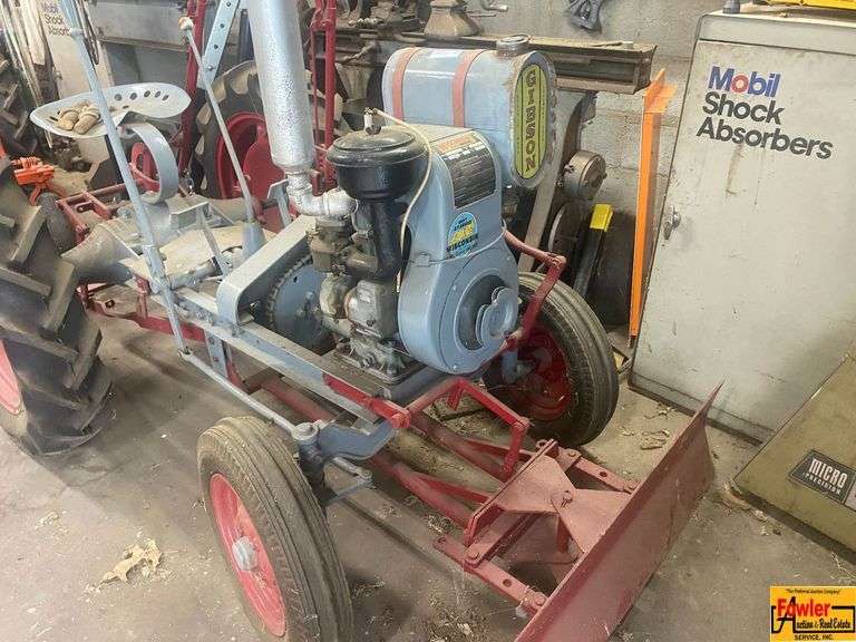 Gibson Model D Tractor with Snow Plow Attachment (running condition when stored)