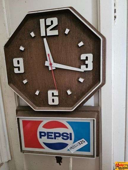 Pepsi Advertising Wall Clock
