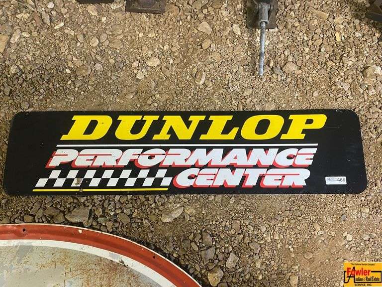 Dunlop Performance Center Sign