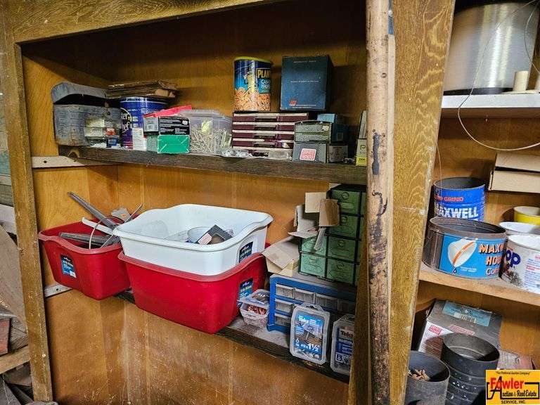Collection of Maxwell House Coffee Tins and Various Items