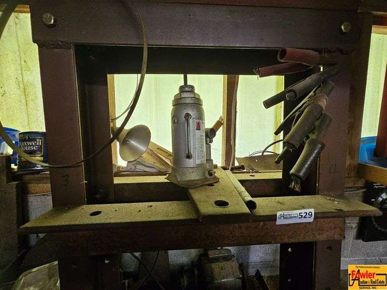 Hydraulic Shop Press with Jack