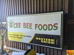 Cee Bee Foods Western Union Advertising Sign