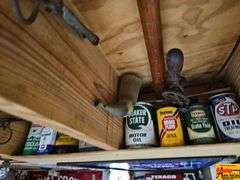 Group of Assorted Hand Tools, Oil Cans and Collectibles