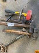 Assorted Lot of Various Hammers and Tools