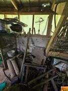 Mixed Lot of Lumber, Metal, Tools, and Household Items