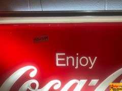 Coca-Cola Light Up Advertising Sign