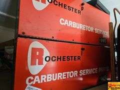 Rochester Carburetor Service Parts Cabinet