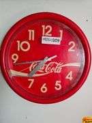 Coca-Cola Red Plastic Wall Clock