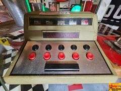 Vintage Toy Lot: Draw Poker Game, Kay-Fe Sew Master Sewing Machine, Adding Machine