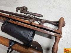 Collection of Farm Tools and Implements